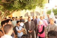 نائب رئيس جامعة بنها للدراسات العليا والبحوث تتفقد سير الامتحانات بكليات الآداب والهندسة بشبرا والتجارة